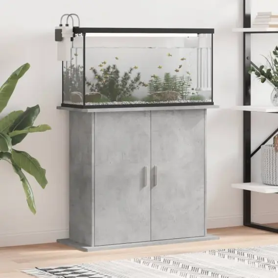 Premium Szafka pod akwarium, szarość betonu, 81x36x73 cm Lumarko! - Hurtownia wielobranżowa Lumarko